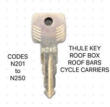 Thule key codes for sale  NORTHAMPTON