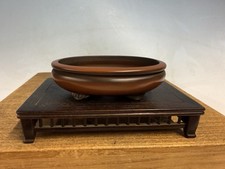 Vaso de árvore bonsai Shohin tamanho Hokido feito estilo bolsa 4 1/8”, usado comprar usado  Enviando para Brazil