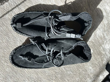 Folk black suede for sale  LONDON