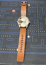 Relógio cronógrafo masculino Diesel Little Daddy, pulseira de couro preto laranja DZ7291 comprar usado  Enviando para Brazil