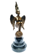 Bronze statue geflügelter gebraucht kaufen  Recklinghausen