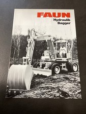 Baumaschinen prospekte faun gebraucht kaufen  Neumagen-Dhron