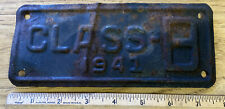 1941 class license for sale  Black Hawk