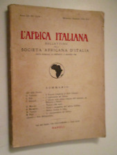 Africa italiana bollettino usato  Roma