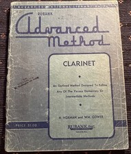 Método avançado Rubank para clarinete. VOXMAN.  Cópia vintage comprar usado  Enviando para Brazil