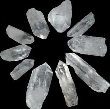 Varinhas de cristal de quartzo pontos grade 1,5" - 2" conjunto de 10 comprar usado  Enviando para Brazil