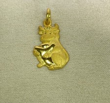 24k Solid Yellow Gold 3D Zodiac Ox Charm/ Pendant. 3.28 Grams comprar usado  Enviando para Brazil