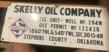 Old porcelain sign for sale  Haskell