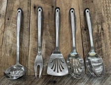 Juego de 5 utensilios de cocina con logotipo de acero inoxidable Revere Ware tenedor de carga segunda mano  Embacar hacia Mexico