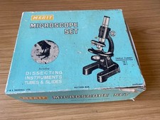 Vintage merit microscope for sale  BEDFORD
