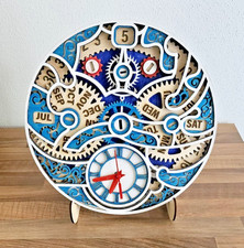 Holz uhr immerwährender gebraucht kaufen  Schrobenhausen