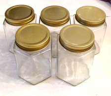 Hexagon glass jar for sale  Pittsburgh