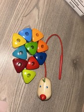 Haba fädelspiel raupe gebraucht kaufen  Hamburg