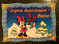 Minnie disney anniversaire d'occasion  Beaumont-de-Lomagne