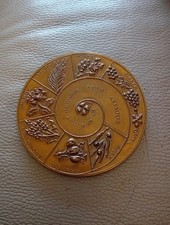 Medaille voeux bronze d'occasion  Bagneux