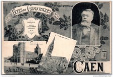 Caen carte souvenir d'occasion  France