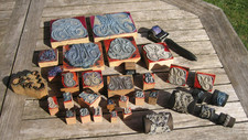 Lot anciens tampons d'occasion  Neuville-aux-Bois