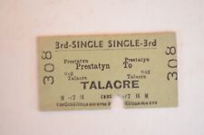 Railway ticket prestatyn for sale  BANBURY
