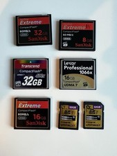 Cards compact flash for sale  SLOUGH