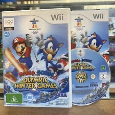 Mario & Sonic At The Olympic Winter Games Nintendo Wii + Manual SEGA • PAL AUS comprar usado  Enviando para Brazil