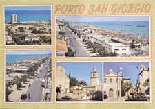 Cartão postal vintage da Itália Porto San Giorgio, bela paisagem multi-visualização  comprar usado  Enviando para Brazil