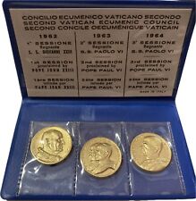 Conjunto de medalhas 1962 1963 1964 Vaticano Papa Souvenir comprar usado  Enviando para Brazil