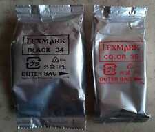 2x oryginalne wkłady do drukarek LEXMARK 34XL + LEXMARK 35XL DE-Darmowa wysyłka! na sprzedaż  PL