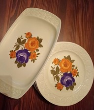 Retro essteller servierplatte gebraucht kaufen  Hofbieber