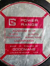Vintage goodmans audiom for sale  PLYMOUTH