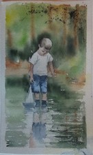 Aquarelle originale signée d'occasion Aquarelle originale signée d'occasion  Moissac