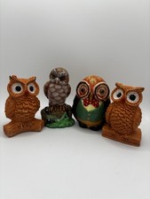Ceramic owls figurines for sale  GLASGOW