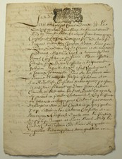 Antiguo Papel A Estudio Toulouse 1702 (L104) comprar usado  Enviando para Brazil