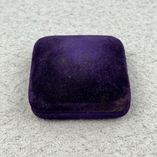 Caixa de apresentação vintage de joias de veludo roxo comprar usado  Enviando para Brazil