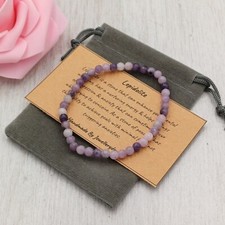 Lepidolite bracelet stretch for sale  DOVER
