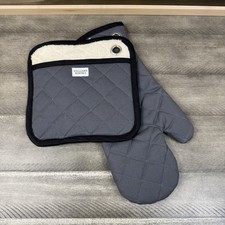 Williams Sonoma Conjunto de Luva e Suporte de Panela para Forno Grelhador Cinza/2 Falhas de Leitura Novo sem etiquetas comprar usado  Enviando para Brazil