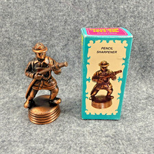 Afiador de lápis miniatura fundido bombeiro/bombeiro - acabamento antigo nº 188 comprar usado  Enviando para Brazil