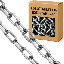 Edelstahlkette va4 rundstahlke gebraucht kaufen  Detmold