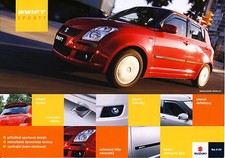 Suzuki Swift Sporty 2007 catalogue brochure limitee tcheque Czech rare na sprzedaż  PL