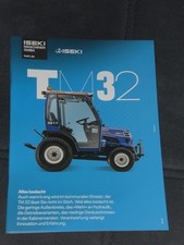 Iseki tractor brochure d'occasion  Expédié en Belgium