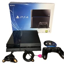 Sony PlayStation 4 500GB Console - Jet Black con Controller +Cavi + Fifa 22 comprar usado  Enviando para Brazil