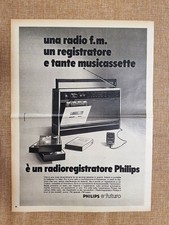 Philips radioregistratore futu usato  Villarosa