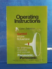 Instruções manuais de televisão Panasonic Quintrix II comprar usado  Enviando para Brazil