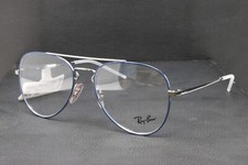 Óculos Ray Ban masculino metal aviador azul Gunmetal 54mm RX6413-2981 comprar usado  Enviando para Brazil