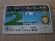 Tessera abbonamento inter usato  Cologno Monzese