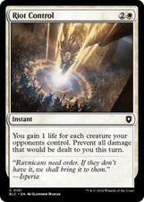 Riot control bloomburrow for sale  Camarillo