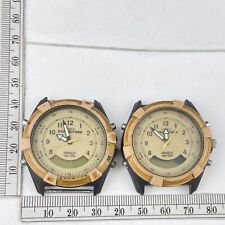 2x Timex Expedition Indiglo WR-50 metros relógio Ana-Digi para peças/reparo P035, usado comprar usado  Enviando para Brazil