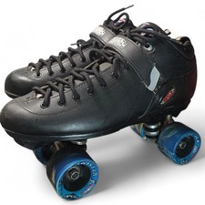 Patins boxer de velocidade Sure-Grip masculinos tamanho 13 – Twister 62mm rodas azuis  comprar usado Patins boxer de velocidade Sure-Grip masculinos tamanho 13 – Twister 62mm rodas azuis  comprar usado  Enviando para Brazil