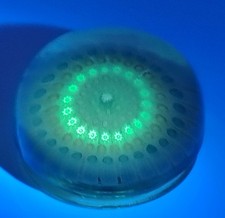 Uranium glass paperweight for sale  EXETER