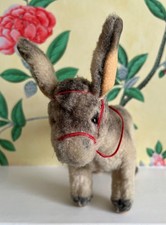 Vintage donkey plush for sale  NORWICH