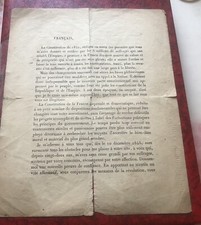 Napoléon proclamation empereu d'occasion  Saint-Just-en-Chaussée